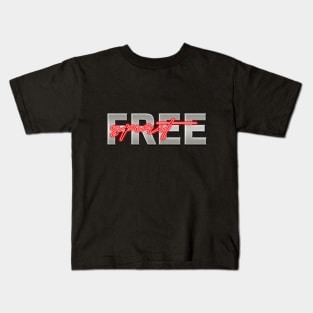 Free spirit (red) Kids T-Shirt